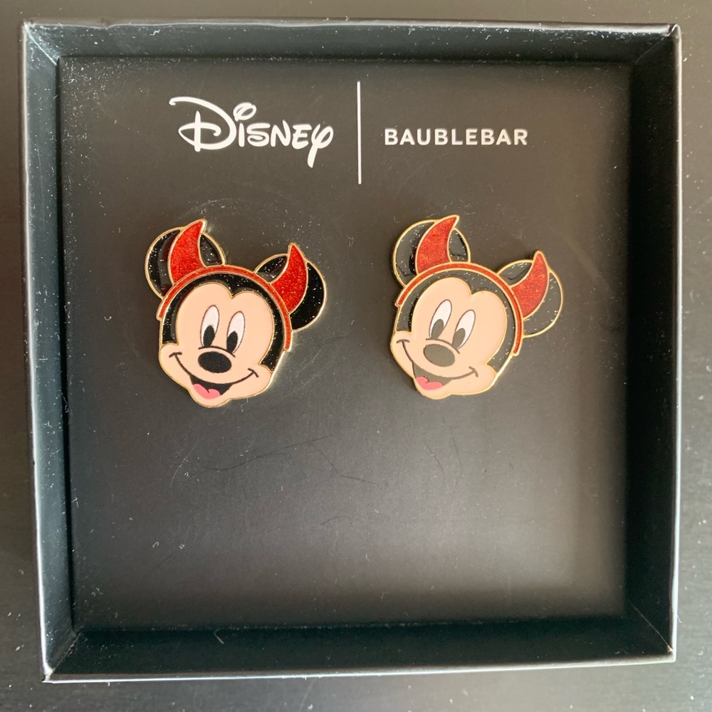 Disney BaubleBar Mickey Mouse Earrings